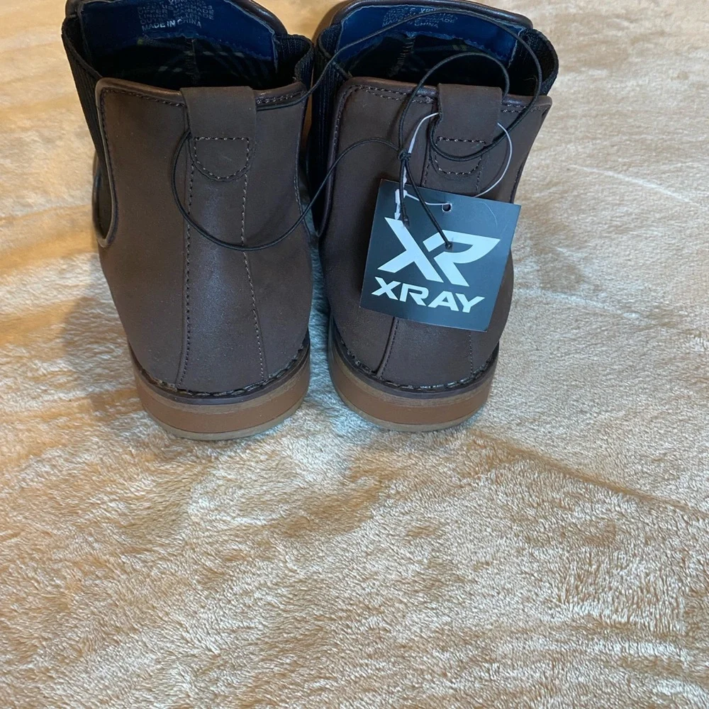 New X-ray Men's Brown Boots sleek modern work or party